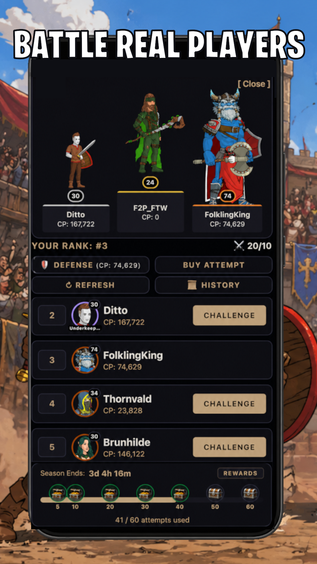 Battle Real Players